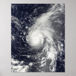 Typhoon Vamco in the Pacific Ocean Poster