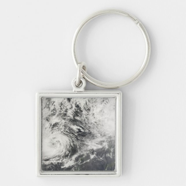 Typhoons Mitag and Hagibis Key Ring (Front)