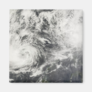 Typhoons Mitag and Hagibis Magnet