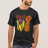 Typical African American Proud Fist BLM
