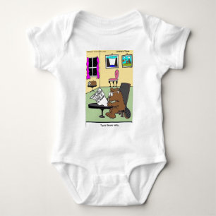 Typical Beaver Last Will & Testament Baby Bodysuit