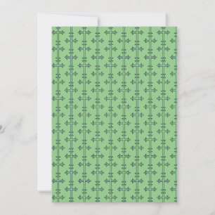 Typical Christian cross Invitation