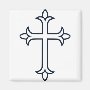 Typical Christian cross Magnet