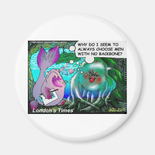 Typical Jellyfish Relationships Funny Gifts & Tees Magnet