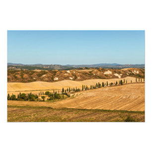 Typical landscapes for Siena Province in Tuscany Photo Print