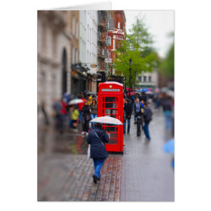 Typical London - Don't Forget the Umbrella Card