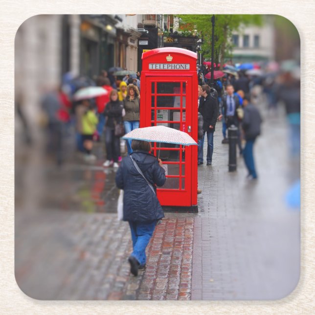 Typical London - Don't Forget the Umbrella Coaster (Front)