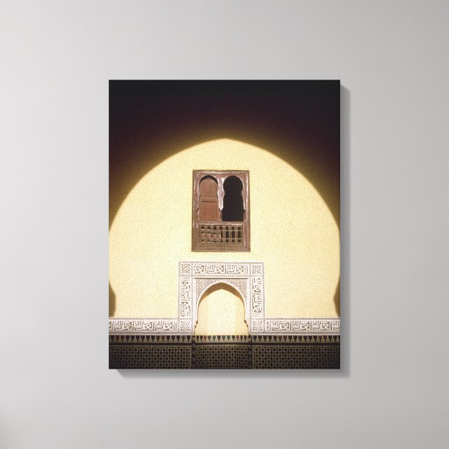 Typical Moroccan Window Canvas Print (Front)
