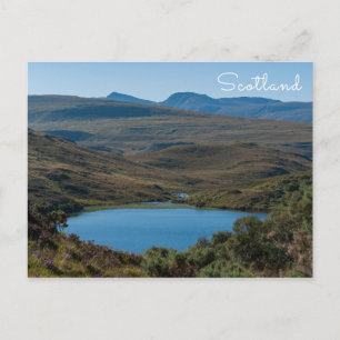 Typical Scottish Highlands landscape - Scotland Postcard