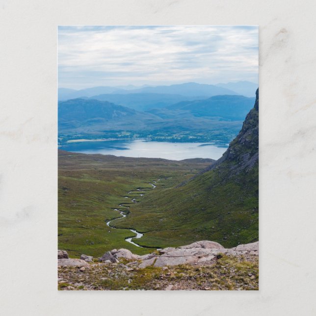 Typical Scottish Highlands landscape - Scotland Postcard (Front)