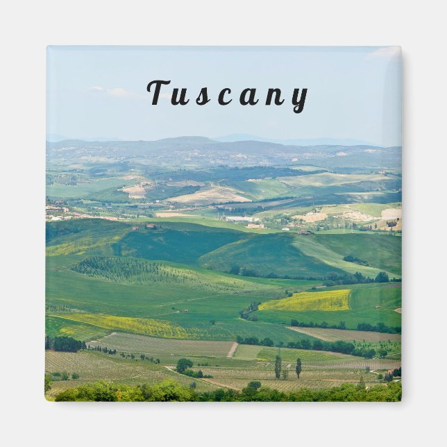 Typical Tuscany Landscape Magnet (Front)