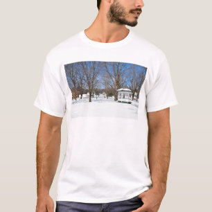 Typical Vermont Town In Winter T-Shirt