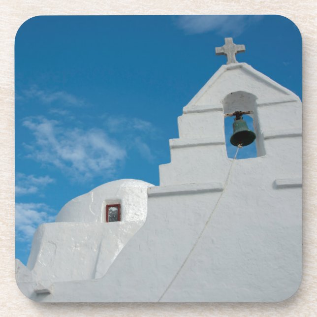 Typical whitewashed church coaster (Front)