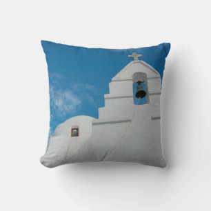 Typical whitewashed church cushion