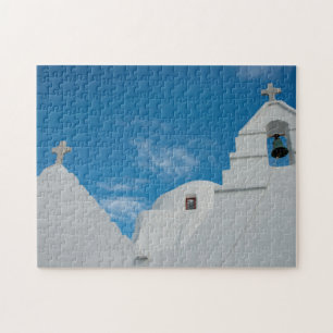 Typical whitewashed church jigsaw puzzle