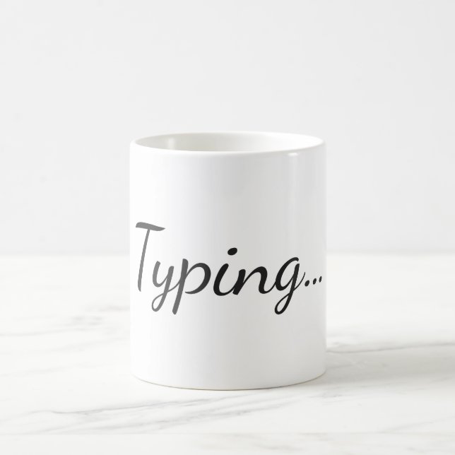 Typing... Coffee Mug (Center)