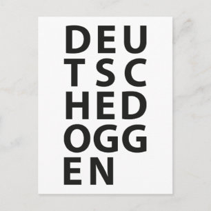 Typo: Deutsche Dogge Postcard