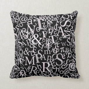 Typographic Art Cushion