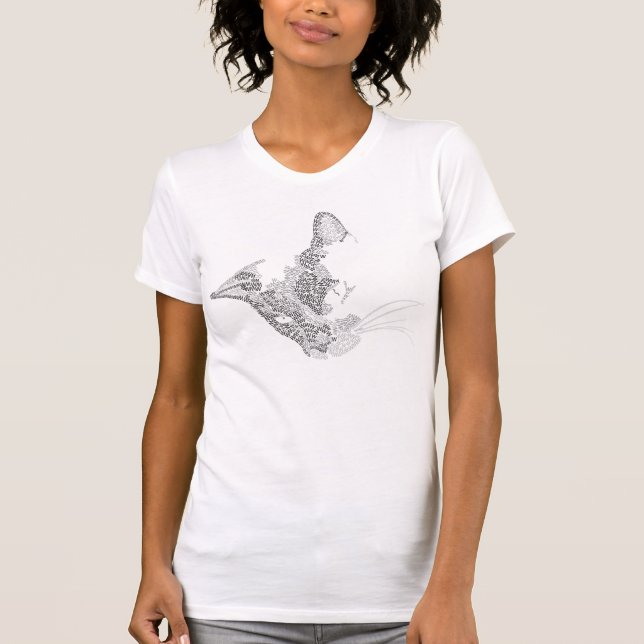 Typographic Kitty T-Shirt (Front)