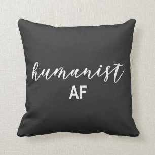 Typographic Pillow humanist