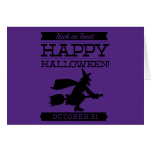Typographic retro Halloween