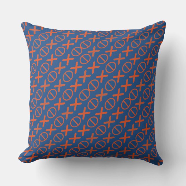 Typographix Text Code Pattern Red 2 in 1 Cushion (Front)