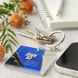 typography_1_with you_1 acrylic key ring