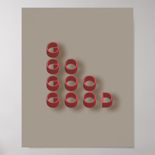 typography_4_very good matte poster (Front)