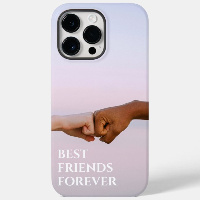 Typography and Photo Friendship Case-Mate iPhone Case (Back)