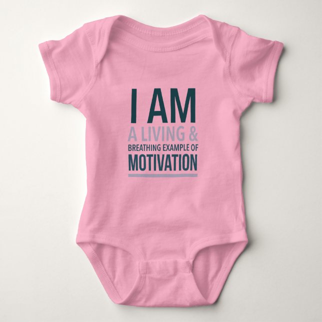 Typography Baby Bodysuit (Front)