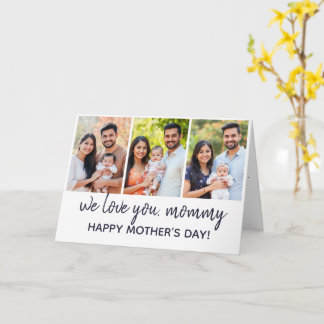 Typography Bible Verse Photo Collage Mother's Day Card