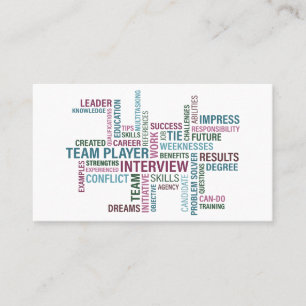 Typography Business Card