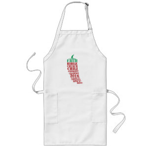 Typography Chilli Peper   ChiliCook Off Long Apron