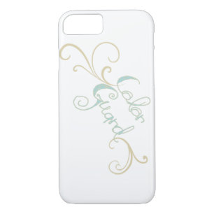 Typography Colour Guard with Swirls Design iPhone 8/7 Case