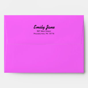 TYPOGRAPHY Customisable Envelope Neon