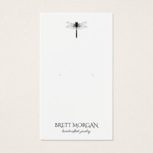 Typography Dragonfly Earring Jewellery Display Car