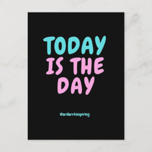 Typography Expressive Fashion Wear Postcard