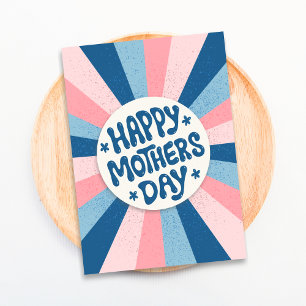 Typography Happy Mothers Day Card