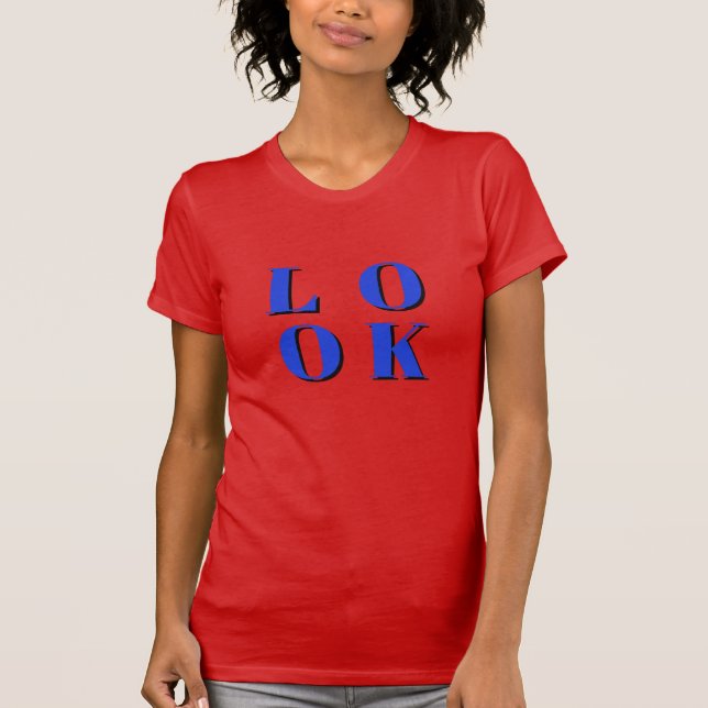 Typography ideal funny cute cool design T-Shirt (Front)