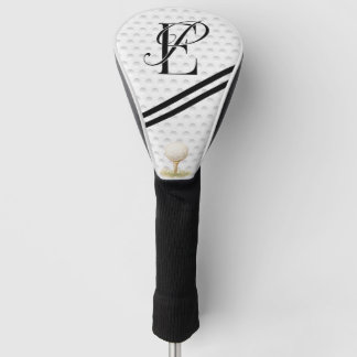 typography initials monogram E+P Golf Head Cover