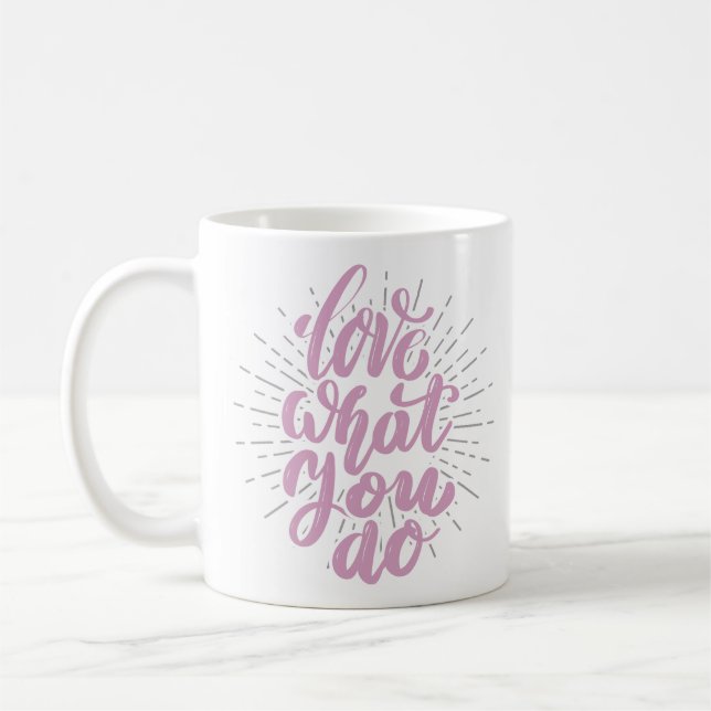 Typography Inspirational Quote Mug (Left)