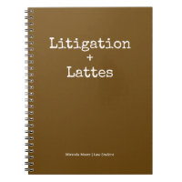 Typography Latte Study Law Student Trendy Brown