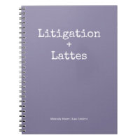 Typography Latte Study Law Student Trendy Lavender