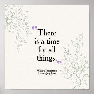 Typography Modern Elegant Quote Botanical Boho Poster