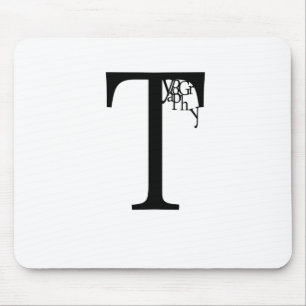 Typography Mouse Mat