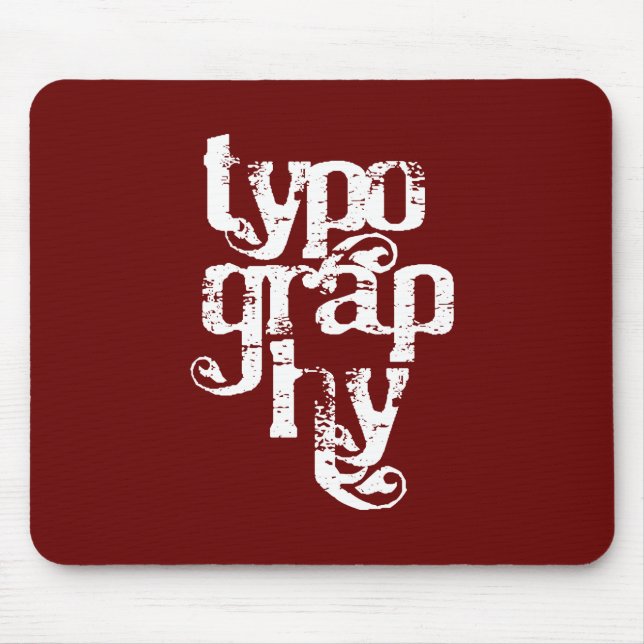 Typography Mousepad (Front)
