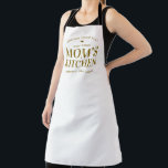 Typography Mum’s Kitchen Open 24 Hours Custom Apron<br><div class="desc">Typography Mum’s Kitchen Open 24 Hours Custom Apron</div>