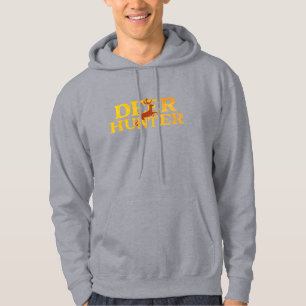 Typography Nature Deer Hunting Season Personalise Hoodie