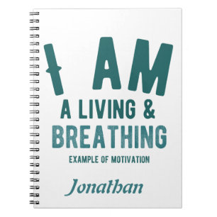 Typography Personalised Notebook