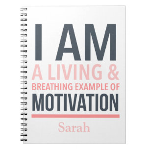 Typography Personalised Notebook